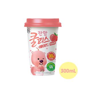 동원 소와나무 잔망 쿨피스 에이드 복숭아맛 300mL 24컵/유산균함유/저당