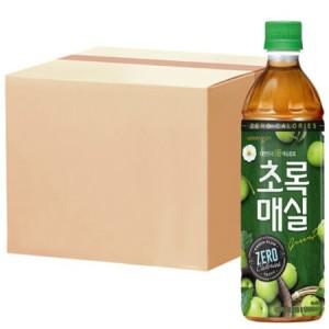 웅진 초록매실제로(500mlx6)x4(총 24펫)