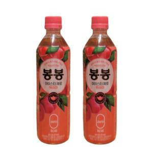 봉봉 아이스티제로 복숭아 500ml PET 24개