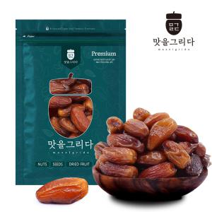 맛을그리다 100% 무첨가 씨없는 대추야자 500g / 최상급 만수르간식 말린 야자대추 디글릿누어 Deglet Nour 건대추 건과일