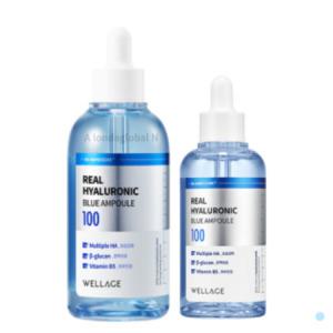 웰라쥬 리얼 히알루로닉 블루 앰플 수분 100ml + 75ml