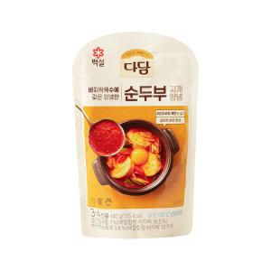 다담 순두부찌개양념 140g 10개