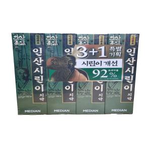 메디안 인산죽염 시린이케어 치약 120g x4개