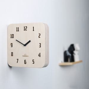 Morden Retro Wood Double Clock (Natural)인테리어소품 시계 집들이 벽시계 벽걸이 거실 양면 양면벽