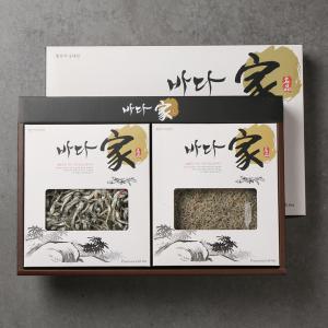 [작심밀도]정성애찬 대멸치 450g + 소멸치 450g + 쇼핑백