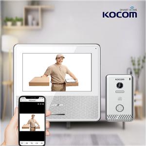 코콤 IOT 2선식 비디오폰 KCV-S701IP2W 화이트 현관 주택 빌라 아파트 인터폰 교체 설치