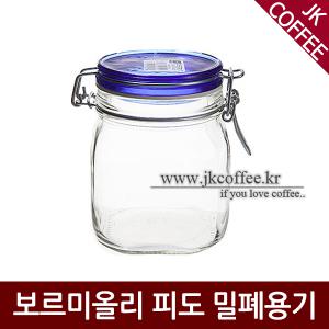 보르미올리 피도 유리 밀폐용기(블루) 500/750/1000/1500/2000ml