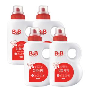 n비앤비 섬유세제(용기)1500ml 4개