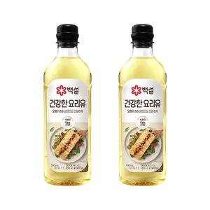 백설 건강한 요리유 900ml x2개