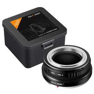 KnF M42-NIK Z 변환 어댑터 M42 마운트 렌즈 - 니콘 Z 바디 _무반사코팅 (뒤캡옵션) M42 lens to Nikon Z adapter (Z cap option)