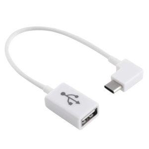 15cm USB31 유형 c OTG 케이블 90도 직각 USB C USB20 여성 OTG 케이블 휴대 전화 태블릿