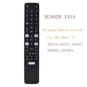 TCL 스마트 TV용 오리지널 리모컨 RC802N YAI4 49C2US 65C2US 50P20US YAI1 /YA14 Fernbedienung