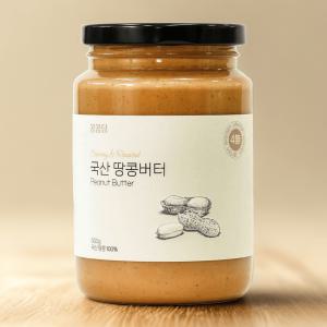 콩콩당 국산 땅콩버터 500g 1개 100%무첨가 피넛버터 잼 고소한