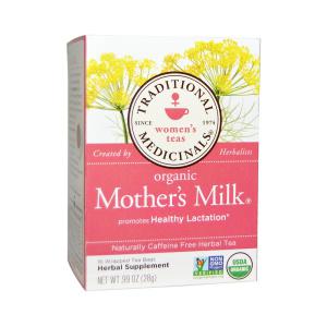 [아이허브] Traditional Medicinals 유기능 Mother's Milk 16티백, 무카페인 수유 모유 여성용 허브티