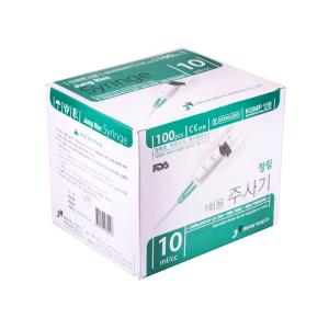 정림 일회용주사기 10cc 18g (1-1/2 inch) 100개입