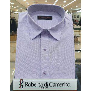 [Roberta di Camerino][로베르따디까메리노] 면혼방 바이올렛 일반핏셔츠 RK1-403-4 (P002742614)