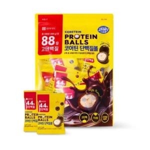 코어틴 단백질볼, 초코맛, 20g, 20봉지