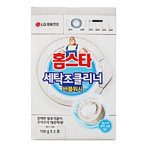 엘지 홈스타 세탁조 클리너 버블워시 100g 2입 1개