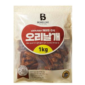 빈즈라이크 오리날개 1Kg 국내산 대용량간식