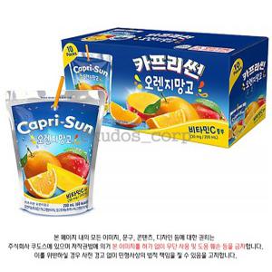 농심 카프리썬 오렌지망고맛 200ml x 40개 (4박스)