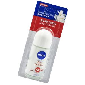 니베아 데오드란트 롤온 드라이 컴포트 50ml 1개 은은한 파우더향 c1-1