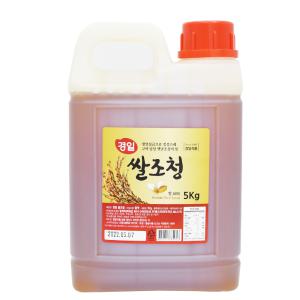 쌀조청 5kg 1통 오란다강정재료