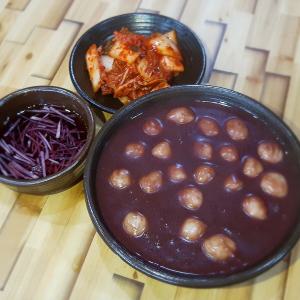 국산 팥죽 팥칼국수 전통방식 정읍맛집 옹기전팥죽 950g 영양 간식