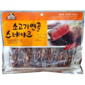 뉴트리오 소고기연골 스테이크 400g,애견용간식