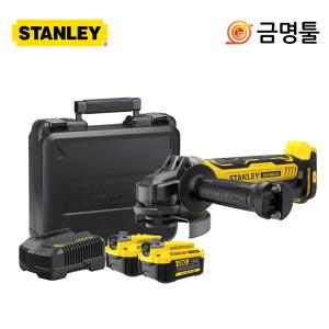 스탠리 SBG700M2K 충전그라인더 20V 4.0AH 5인치 BL모터 패들스위치 케이스포함 바닥연마 철재절단