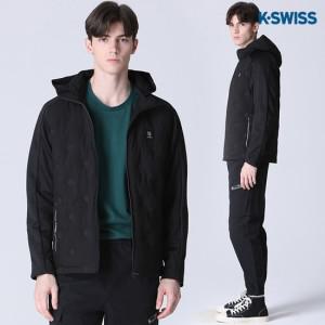 K-SWISS] 하이브리드 원형패턴 트레이닝 패딩 자켓