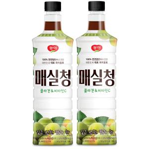 광야식품 매실청 베이스 970ml x 2개 매실원액