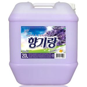 향기랑 섬유유연제 20L 1개 라벤더향 업소용 말통