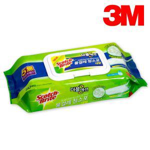 3M 스카치 브라이트 물걸레 청소포 더블액션 대형 (