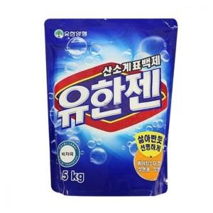 산소표백제 유한젠 세탁표백제 옷얼룩제거 흰옷빨래 옷삶기 분말표백제 2.5KG