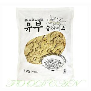 코우 유부 슬라이스 1kg 냉동