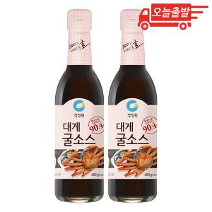 오늘출발 대상 청정원 대게 굴소스 480g 2개