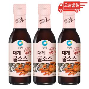 오늘출발 대상 청정원 대게 굴소스 250g 3개