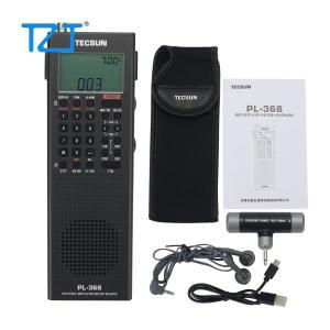 2021 Tecsun PL-368 풀 밴드 스테레오 라디오, 64-108MHz, SSB DSP 라디오, 디지털 변조, USB 충전