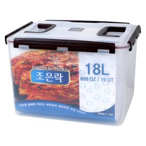 조은락 밀폐용기 탱크 투명(18L) 김치통 BN 보관용기