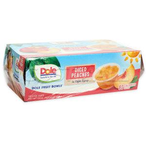 DOLE 돌 다이스 복숭아 과일컵 113g X 16개/복숭아컵/코스트코