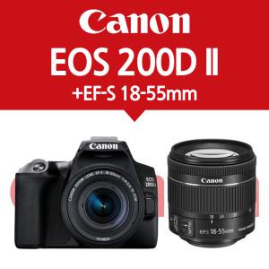 [캐논] 준광 캐논정품 EOS 200D II+EF-S 18-55mm 블랙/화이트