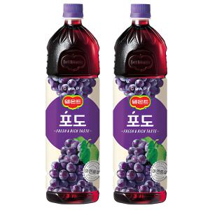 델몬트 포도 주스 1.5L 12페트 과즙음료