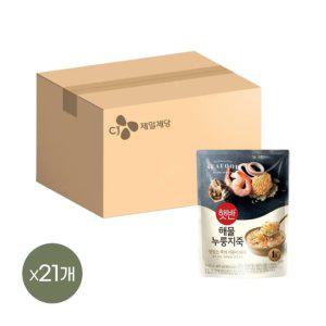 햇반죽 해물누룽지죽 420g x21개 비비고죽 리뉴얼