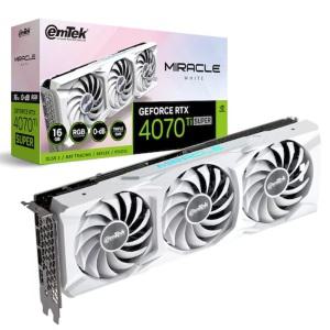 이엠텍 지포스 RTX 4070 Ti SUPER MIRACLE WHITE D6X 16GBm