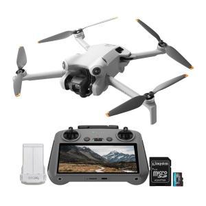 DJI Mini 4 Pro (DJI RC 2) 드론 128GB 메모리 카드 포함 - 4K HDR 비디오가 있는 경량 및 접이식 미니 카