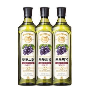 사조 해표 포도씨유 900ml x 3개