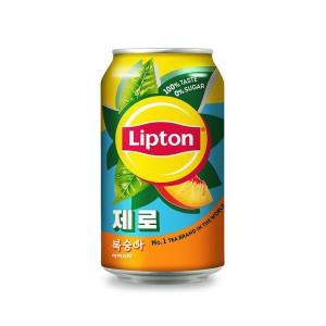 [하프클럽/기타]립톤 아이스티 제로 복숭아 355ml 24캔