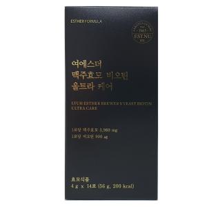 에스더포뮬러 여에스더 맥주효모 비오틴 울트라 케어 4g 14포 x 2박스