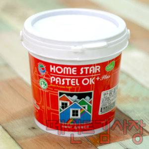 삼화 홈스타파스텔 OK PLUS 1L/ 친환경페인트 DIY 리폼 방문 문틀 벽지 칠작업/페인트김사장