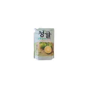 참그린 청귤 산뜻 설거지 1kg (970ml) 주방세제 리필